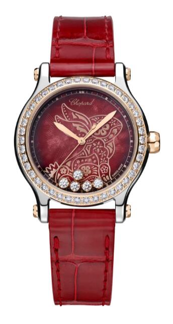 Best Chopard Happy Sport Year of the Rabbit 278608-6011 Replica Watch